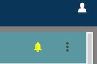 CATMA's yellow bell icon appears when changes made to the project need to be synchronized synchronization